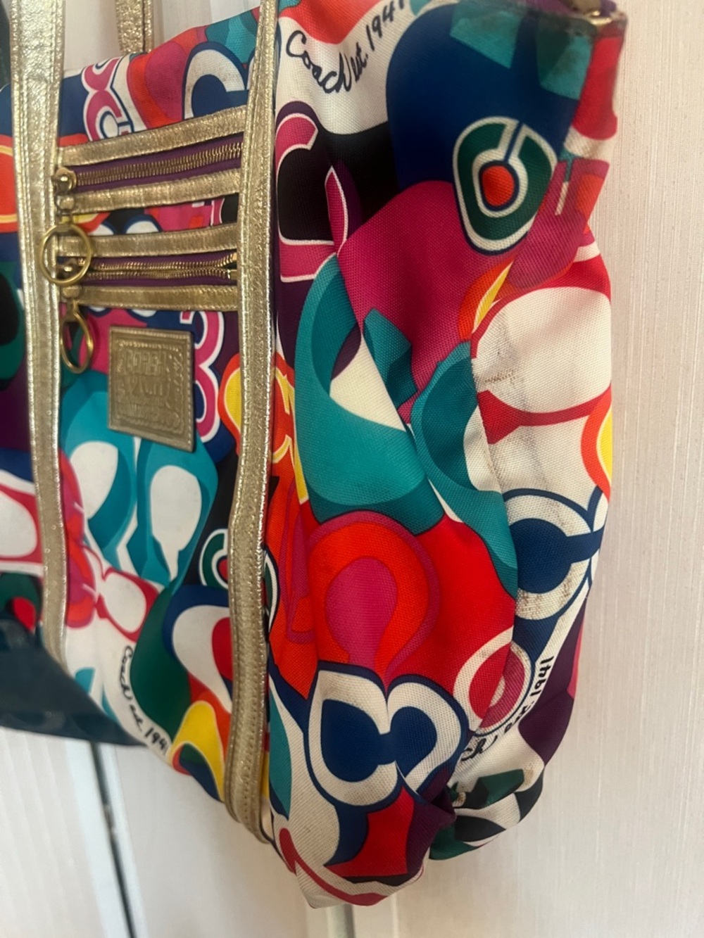 Vintage Score! 3  rare Coach 1 Lilly Pulitzer Patterned Tote Collection - Picture 14 of 15